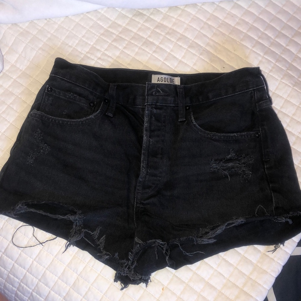 AGOLDE Parker vintage shorts, Black, size 27
